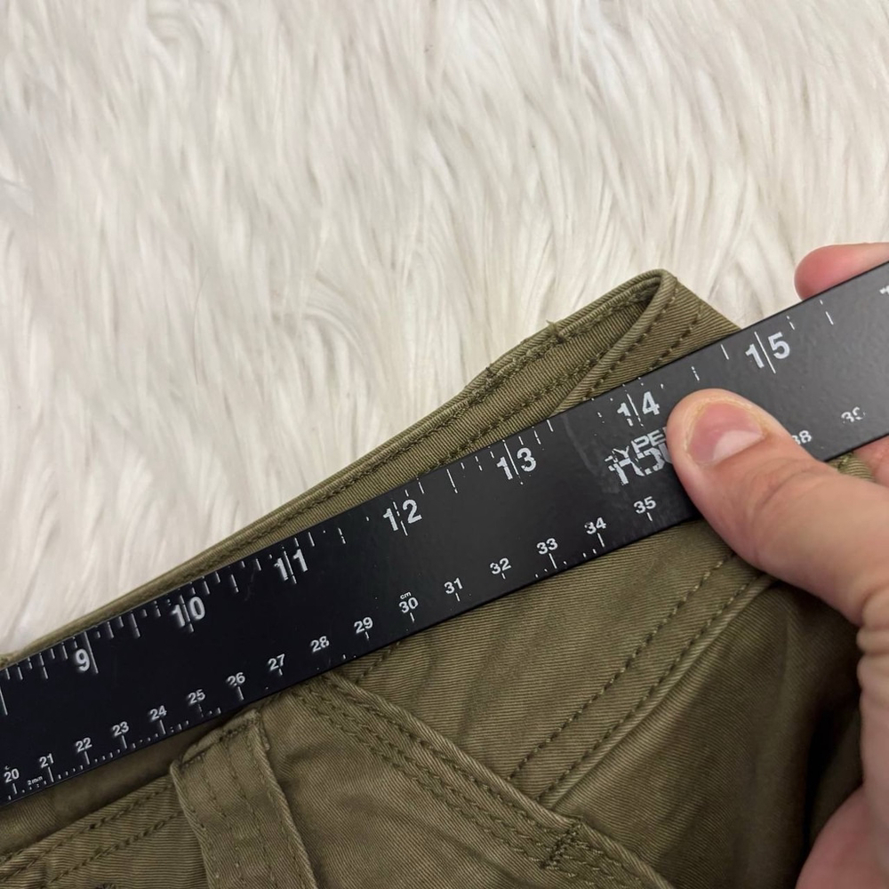 Wide Leg Utility Pants in Olive Green - Picture 9 of 12